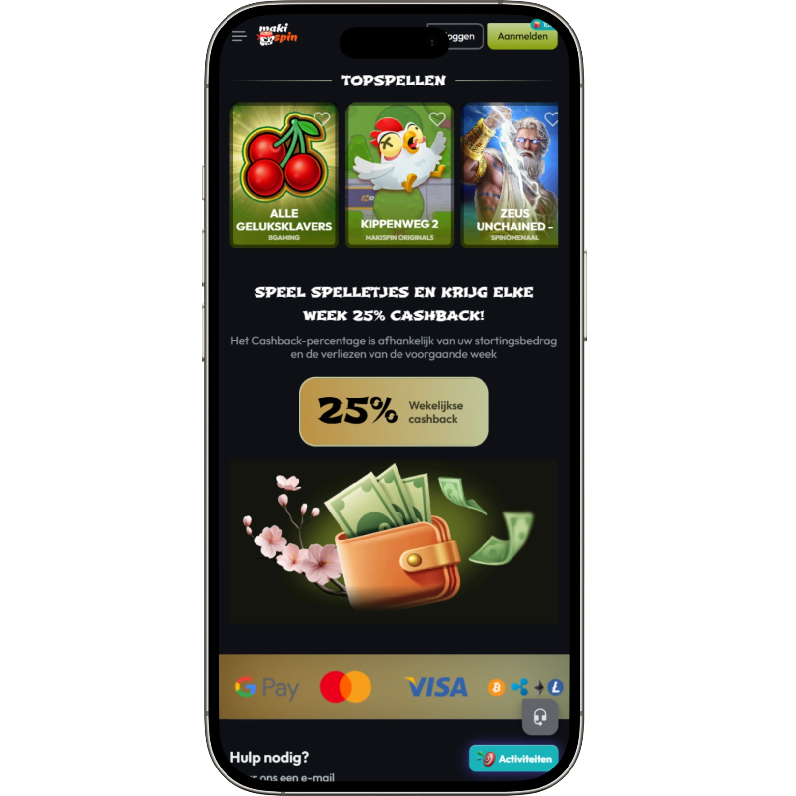 Makispin Casino: App en Mobiel Gebruik