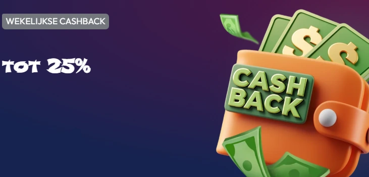 Wekelijkse cashback